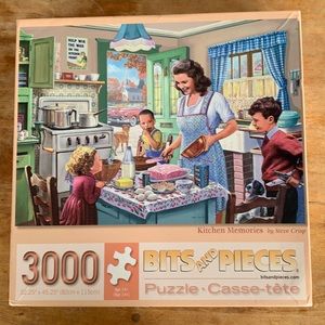 Kitchen Memories 3000 piece puzzle by Bits & Pieces